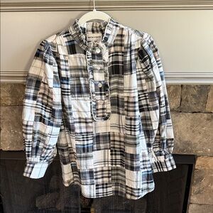 Antik Batik, bought at a high end boutique in Highlands NC. Size L.